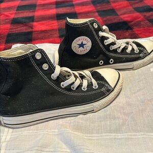 Converse Kids Black High-Top Sneakers
